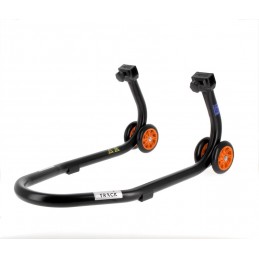 BIHR Home Track Front Stand Matt Black Orange Wheels