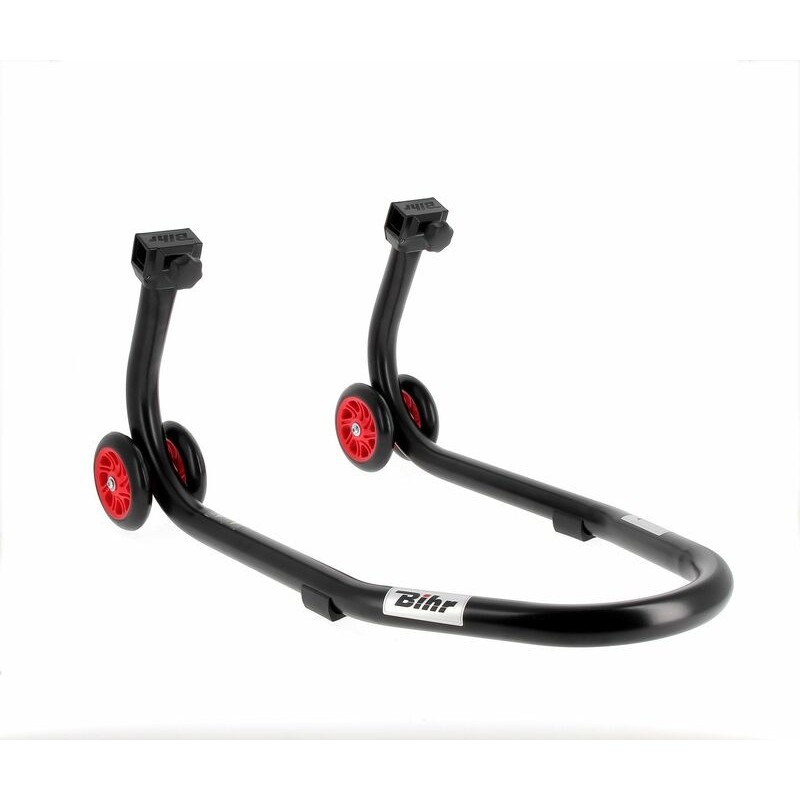 BIHR Home Track Front Stand Matt Black Red Wheels