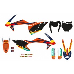 BLACKBIRD Replica KTM Factory 23 komplettes Grafik-Kit