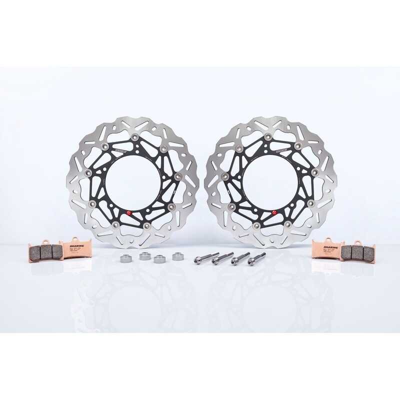 BRAKING Wave Floating Oversize Brake Disc Kit - 320 OKWK12