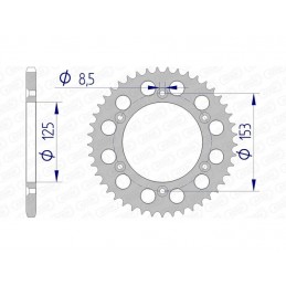 AFAM Aluminium Ultra-Light Rear Sprocket 11212 - 520