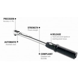EXPERT Torque Wrench 1/4'' 5-25Nm