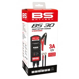 BS BATTERY BS30 Smart Battery Charger - 12V 3A